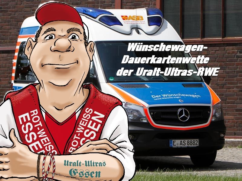 Wünschewagen-Dauerkartenwette der Uralt-Ultras RWE